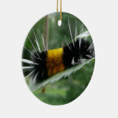 Niedliche verschwommene Raupe Keramikornament (Rechts)