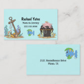 Niedliche versunkener Schatz-Mama-Karte Telefonnummerkarte (Vorne/Hinten)