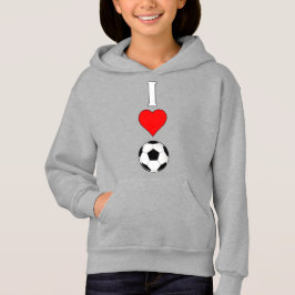 Niedliche Vertikale I Liebe/Herz-Fußball-Girls - S Hoodie