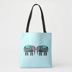 Niedliche Verzierte Elefantentasche Tasche