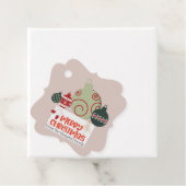 Niedliche Verzierungskarte für Familien- oder Gesc Geschenkanhänger (Beispiel)