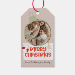 Niedliche Verzierungskarte für Familien- oder Gesc Geschenkanhänger