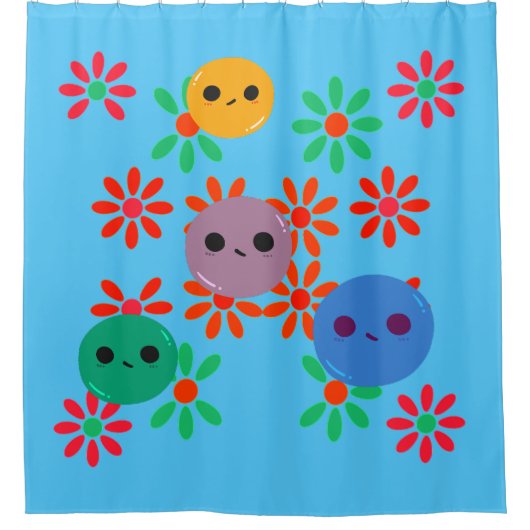 NIEDLICHE VIBES DUSCHEN KURTAIN! DUSCHVORHANG (Vorderseite)