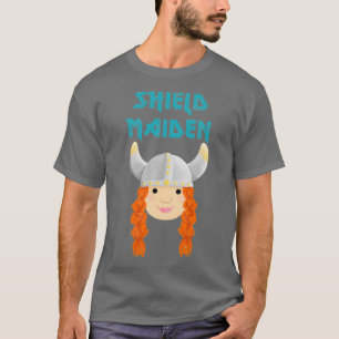 Niedliche Viking Shield Maiden T-Shirt