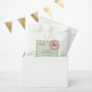 Niedliche Vintag-Mail-Monogramm Geschenktütchen