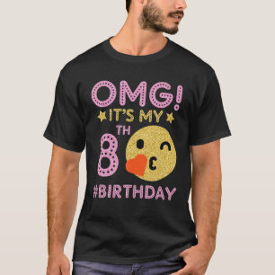 Niedliche Vintag Retro Emotion Face OMG Es ist mei T-Shirt