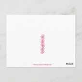 Niedliche Vintage Afroamerikanerin Valentine Postc Postkarte (Rückseite)