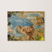 Niedliche Vintage Angel-Kinder Puzzle (Horizontal)