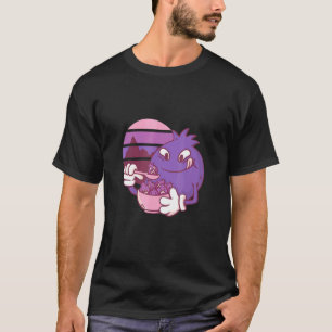 Niedliche Vintage Blueberries Fruchtschale Retro S T-Shirt