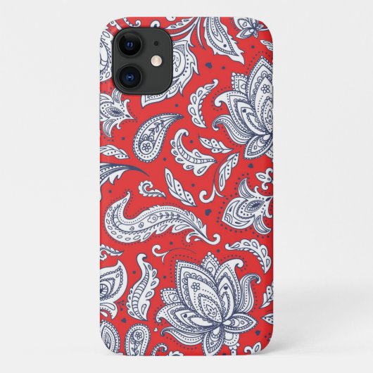 Niedliche Vintage Blume Case-Mate iPhone Hülle (Rückseite)