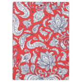 Niedliche Vintage Blume Klemmbrett (Rückseite)