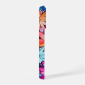 Niedliche Vintage Blume Kunst, Kultur iPhone Hülle (Rechte Seite)