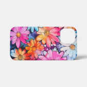 Niedliche Vintage Blume Kunst, Kultur iPhone Hülle (Rückseite (Horizontal))