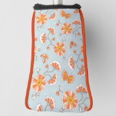 Niedliche Vintage Blume Schmetterlingsmuster Golf Headcover (Rotieren 90)