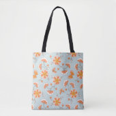Niedliche Vintage Blume Schmetterlingsmuster Tasche (Vorderseite)
