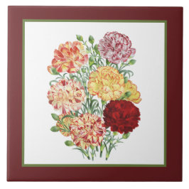 niedliche Vintage Blumendekor Keramik Fliesen