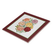 niedliche Vintage Blumendekor Keramik Fliesen (Seite)