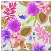 Niedliche Vintage Blumenmuster Stoff (Nahaufnahme)