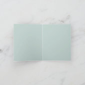 Niedliche Vintage Blüte Dankeskarte (Innenseite)