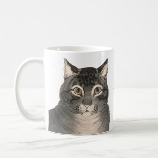 Niedliche Vintage Cat Tasse 19. Jahrhundert Kunstv (Links)
