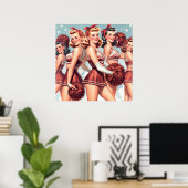 Niedliche Vintage Chefs Poster (Heimbüro)