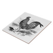 Niedliche Vintage Dachziegel Fliese (Seite)