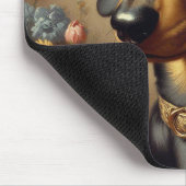 Niedliche Vintage Dackel Malerei Mousepad (Ecke)