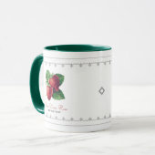Niedliche Vintage Erdbeere Berry Frucht Fügen Sie Tasse (Vorderseite Links)