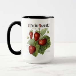 Niedliche Vintage Erdbeeren Sorten Das Leben ist s Tasse