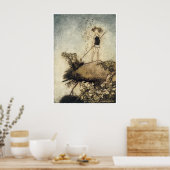 Niedliche Vintage Fee Poster (Küche)