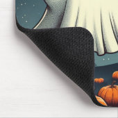Niedliche, Vintage Geist- und Kürbishalloween Art Mousepad (Ecke)