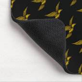 Niedliche Vintage Goldadlermuster Mousepad (Ecke)