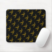 Niedliche Vintage Goldadlermuster Mousepad (Mit Mouse)