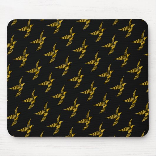 Niedliche Vintage Goldadlermuster Mousepad (Vorne)