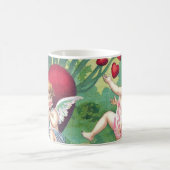 Niedliche Vintage Herzklopfe Kaffeetasse (Mittel)
