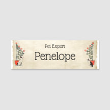 Niedliche Vintage Hunde und Katze Tierexperte lage