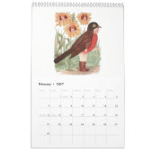 Niedliche Vintage Kalender (Feb 2027)