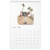 Niedliche Vintage Kalender (Jan 2026)