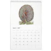 Niedliche Vintage Kalender (Mär 2027)