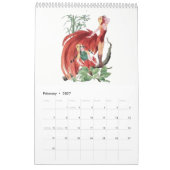 Niedliche Vintage Kalender (Feb 2027)