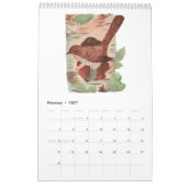 Niedliche Vintage Kalender (Feb 2027)