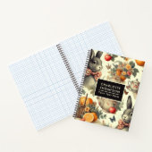 Niedliche Vintage Kaninchenmalerei Notizblock (Innenseite)