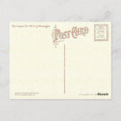 Niedliche Vintage Katze Zeichnend antike französis Postkarte (Rückseite)