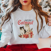 Niedliche Vintage Katzen und Weihnachtsgeschenke