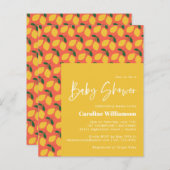 Niedliche Vintage Lemons Orange Babydusche (Vorne/Hinten)