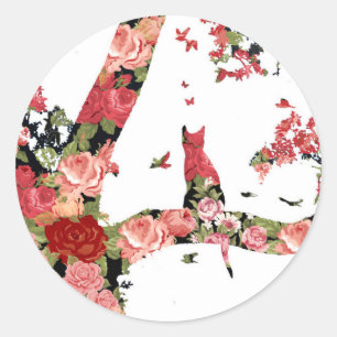 Niedliche Vintage Minimalistische Aufkleber für Ka