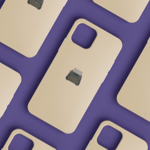 Niedliche Vintage Minimalistische Schreibmaschine iPhone 12 Mini Hülle