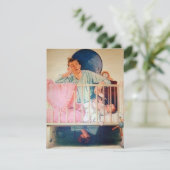 Niedliche Vintage, müde Schlaflosigkeit Vater-Kart (Stehend Vorderseite)