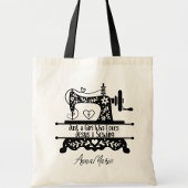 Niedliche Vintage Nähmaschine Tragetasche