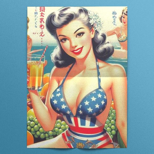 Niedliche Vintage Orientalierinnen Seidenpapier